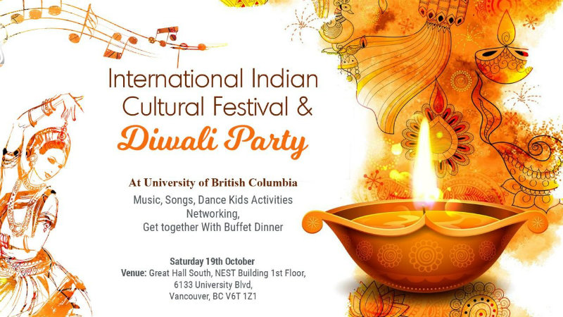 Indian Cultural Festival & Diwali Party at UBC Vancouver