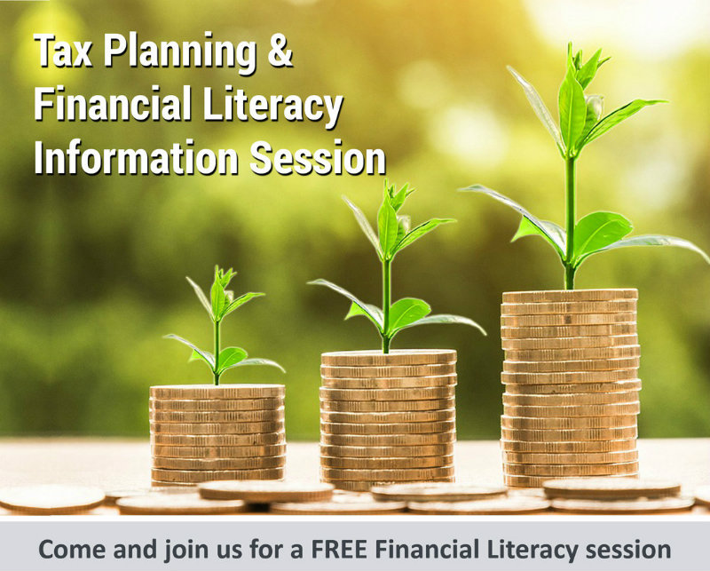 Free Tax Planning & Financial Literacy Session